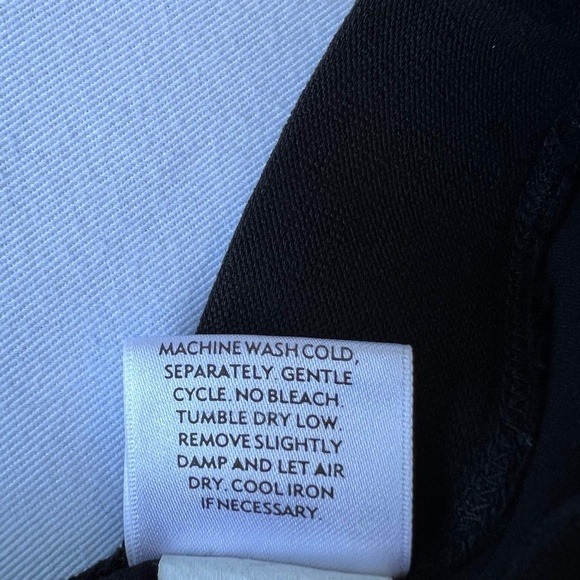 Eileen Fisher A-line stretchy exposed seams pull-on skirt - Picture 9 of 9